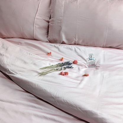 Pink 100% Bamboo Fitted Bedsheet