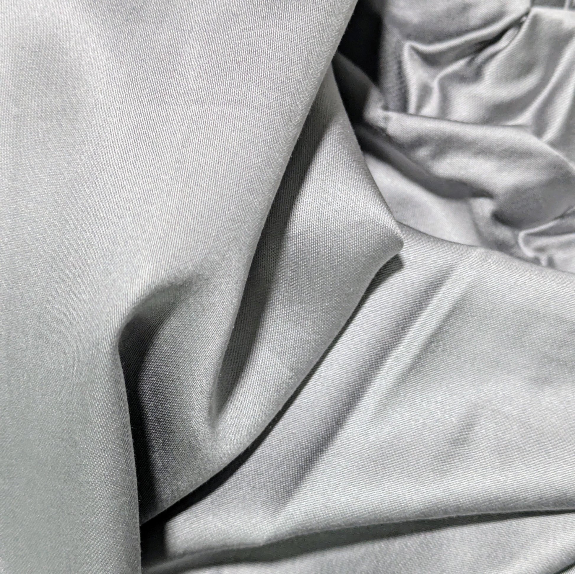 Grey 100% Bamboo Fitted Bedsheet