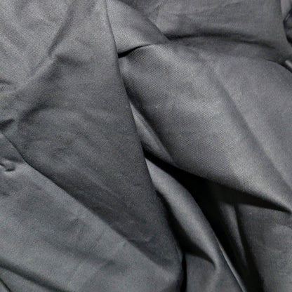 Grey 100% Cotton Fitted Bedsheet