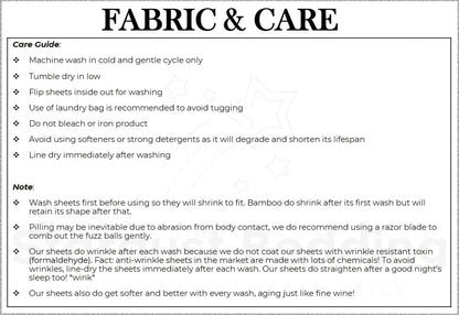 100% Cooling Bamboo Fitted Bedsheet Set (Aurora Pink)